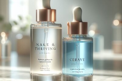 Hyaluronic Acid Benefits in Naked & Thriving Rejuvenate vs. CeraVe Hydrating Serum